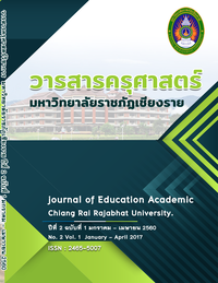 วารสารครุศาสตร์วิชาการ มหาวิทยาลัยราชภัฏเชียงราย